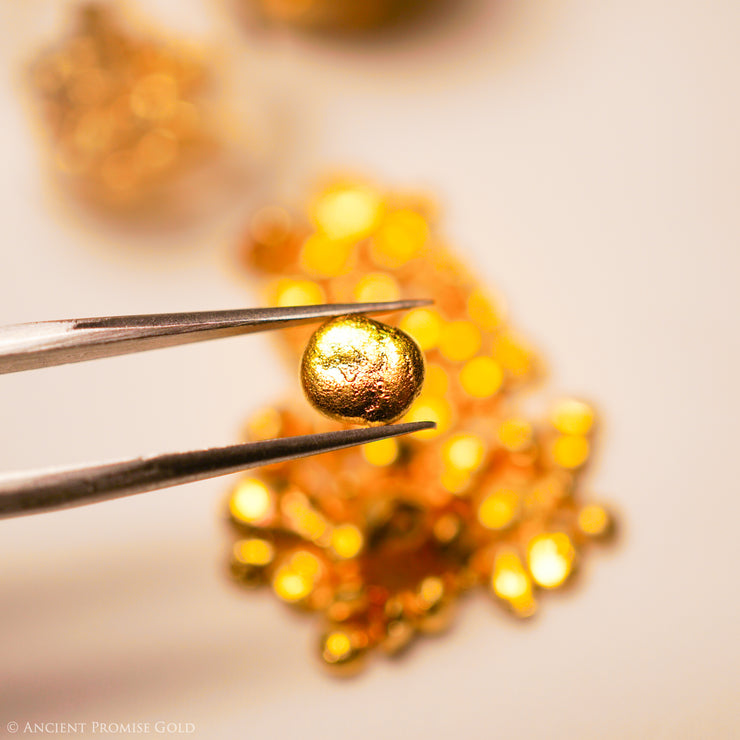 24 Karat Gold Grain - 99.99% - Glines & Rhodes Precious Metal Refining