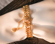 "Links of Love" 21K Gold Bracelet